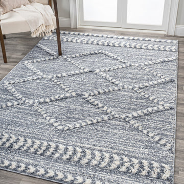 Sofie Moroccan Trellis High-low Area Rug